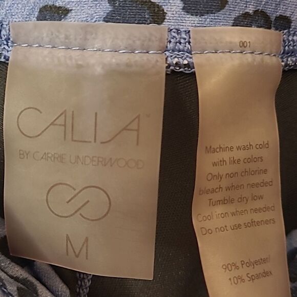 Calia Blue Animal Print Leggings Size Medium - Picture 6 of 6